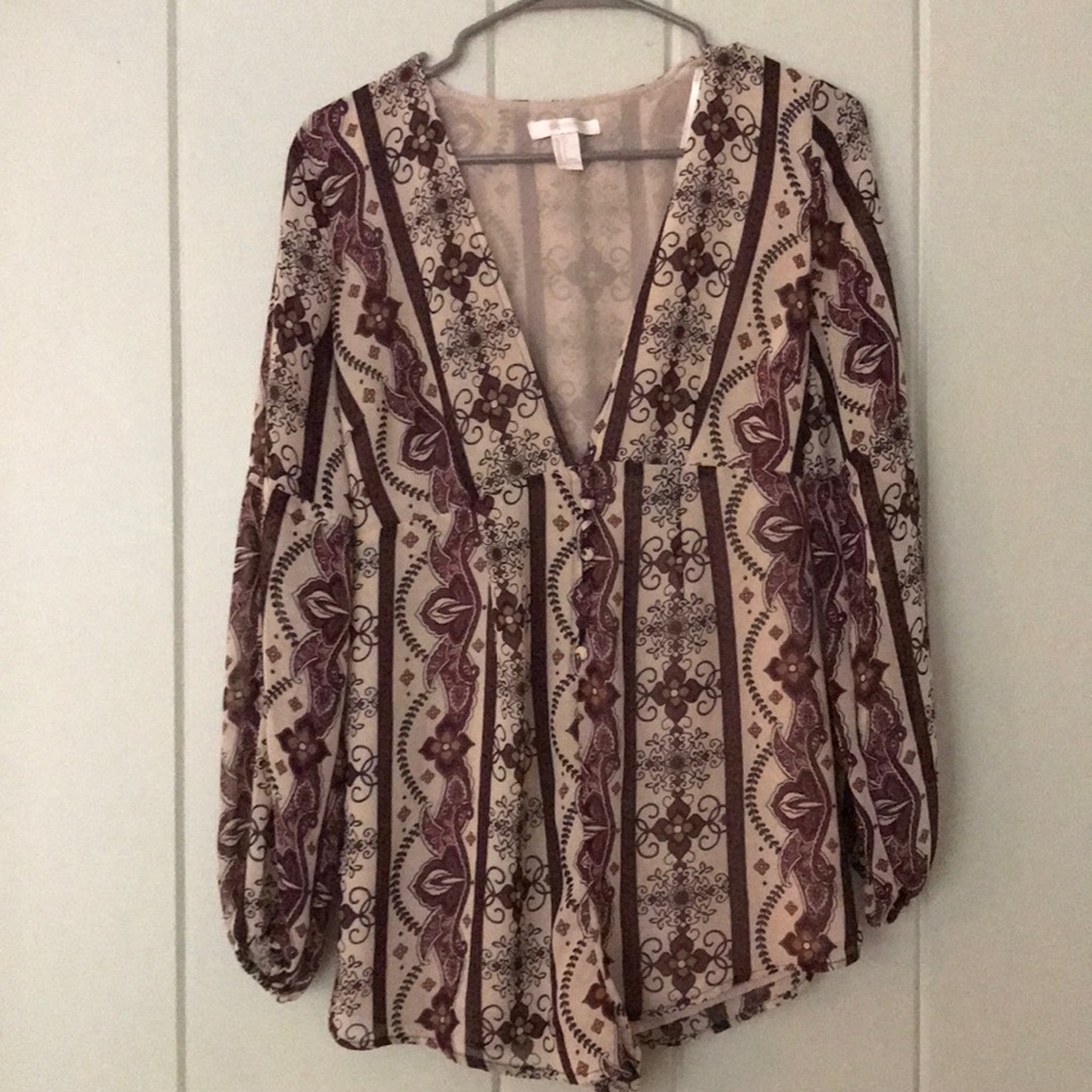 F21 long sleeved romper